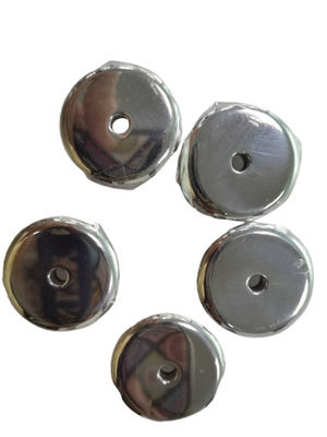 Al PZT Medical Ultrasonic Transducer Diameter 27mm 1MHz Round With Hole